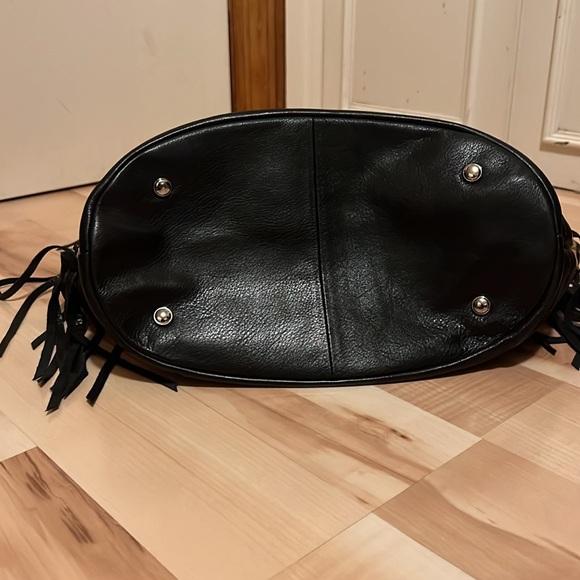 B Makowski Animal Print Calf Hair Bag - Picture 8 of 15